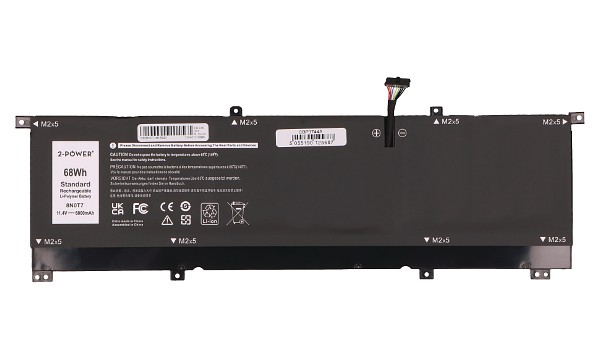 XPS 15 9575 i5-8305G Batteri (6 Celler)