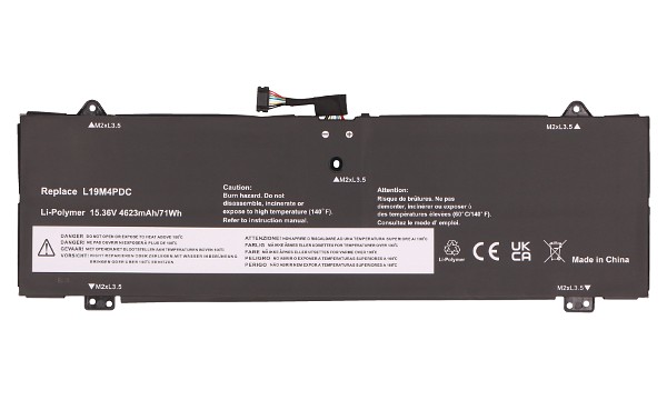 L19L4PDC Batteri (4 Celler)
