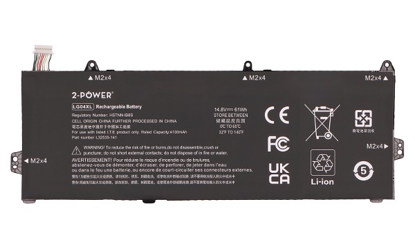 L32654-005 Batteri (4 Celler)