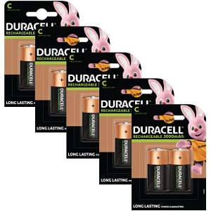 Duracell C size Rechargeable 10 Pack