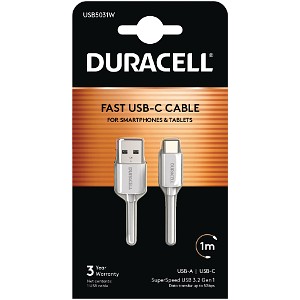 Duracell 1m USB-A til Micro USB-kabel