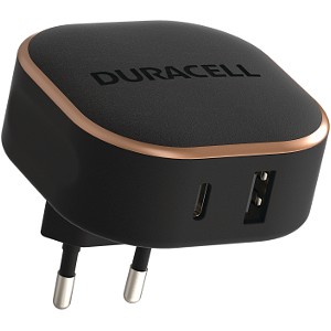 Duracell 30W USB-A + USB-C PPS-lader