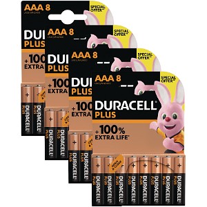 Duracell Plus 32x AAA spesialtilbudspakke
