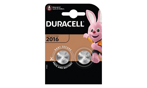 DL2016 myntcellebatteri - 2-pakning