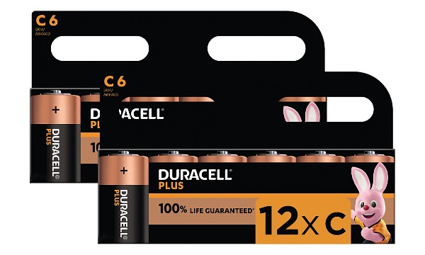 Duracell Plus Power C Size (12Pack)