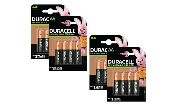 Duracell AA 1300mAh Rechargeable 16 Pack