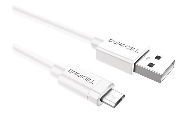 Duracell 2m USB-A til Micro USB-kabel