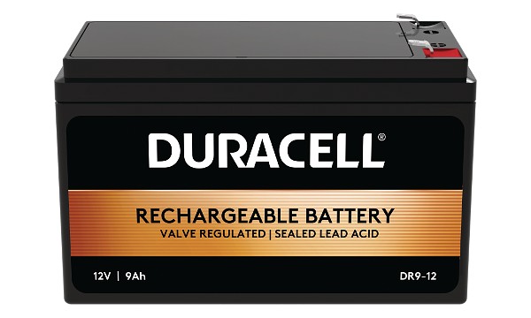 Duracell 12V 9Ah VRLA-batteri