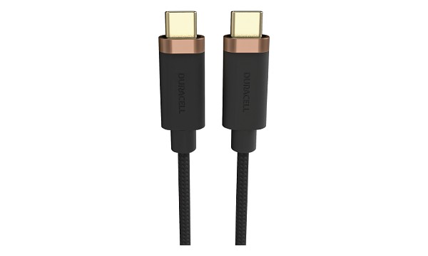 Duracell 2m rask USB-C til USB-C-kabel