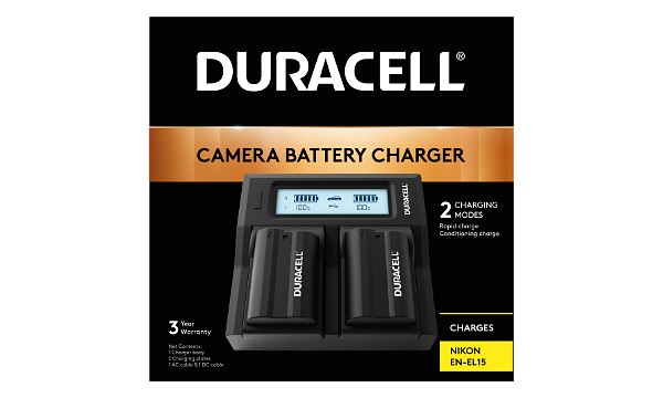 D800e Nikon EN-EL15 Dual Battery Charger