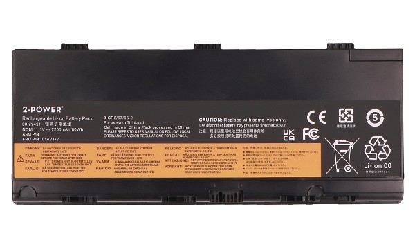 ThinkPad P51 20HH Batteri (6 Celler)