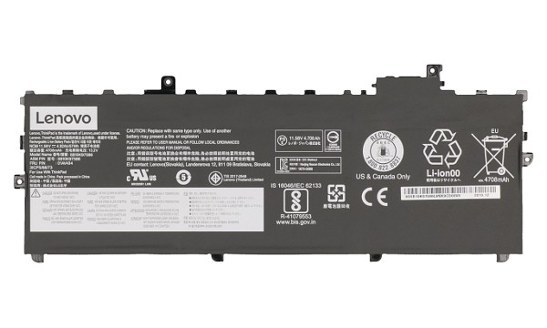 ThinkPad X1 Carbon (5th Gen) 20K4 Batteri (3 Celler)