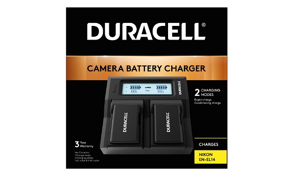 D5100 Nikon EN-EL14 Dual Battery Charger
