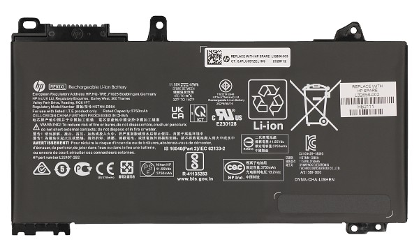 L32407-2B1 Batteri (3 Celler)